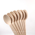 Wholesale eco friendly disposable birch wooden spoon and fork set